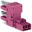 h-distribution connector 3-pole Cod. B pink thumbnail 2