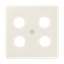 Centre plate for 4-hole SAT-TV socket 561-4SAT1 thumbnail 1