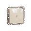 Sedna Design & Elements, 1-way Push-Button 10A Lamp Symbol, professional, beige thumbnail 4