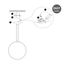 LED eclipse Ø 35 cm pendant lamp white thumbnail 6