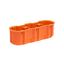 Flush mounted junction box M3x60DF MULTIWALL SLIM  orange thumbnail 2