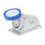 90° ANGLED SURFACE-MOUNTING SOCKET-OUTLET - IP67 - 3P+N+E 32A 200-250V 50/60HZ - BLUE - 9H - SCREW WIRING thumbnail 2