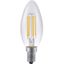 LED E14 Fila Candle C35x97 230V 320Lm 4W 822 AC Clear Dim thumbnail 2