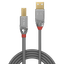 0.5m USB 2.0 Type A to B Cable, Cromo Line USB Type A Male an B Male thumbnail 2