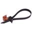 Hanger Strap-Releasable, Black PA 12 Temp up 80 Newtons, UV Resistant, thumbnail 1