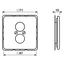 Center plate for 2 loudspeaker or BNC so CD562LG thumbnail 3