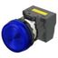 M22N Indicator, Plastic flat, Blue, Blue, 220/230/240 V AC, push-in te thumbnail 2