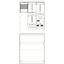 SZ2615E Meter board, Field width: 3, Rows: 0, 1966 mm x 785 mm x 320 mm, IP44 thumbnail 5