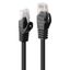 0.5m Cat.6 U/UTP Network Cable, Black RJ45, M/M, 250MHz, CCA thumbnail 1