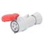 STRAIGHT CONNECTOR HP - IP44/IP54 - 3P+E 32A 380-415V 50/60HZ - RED - 6H - FAST WIRING thumbnail 2