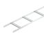 SL 42 250 ALU Cable ladder, shipbuilding with trapezoidal rung 25x256x2000 thumbnail 1