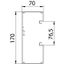 GA-A70170EL Device installation trunking asymmetrical 70x170x2000 thumbnail 2