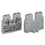 2-conductor end terminal block without push-buttons with fixing flange thumbnail 1