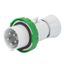 STRAIGHT PLUG HP - IP66/IP67/IP68/IP69 - 3P+E 32A >50V >300-500HZ - GREEN - 2H - SCREW WIRING thumbnail 2