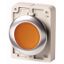 Illuminated pushbutton actuator, RMQ-Titan, flat, momentary, orange, blank, Front ring stainless steel thumbnail 2