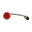 Indicator light, Flat, Cable (black) with M12A plug, 4 pole, 0.2 m, Lens Red, LED Red, 24 V AC/DC thumbnail 9