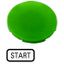 Button plate, flat green, START thumbnail 1