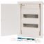 Compact distribution board-flush mounting, 2-rows, super-slim sheet steel door thumbnail 3