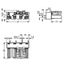 Socket for PCBs straight 4-pole gray thumbnail 5