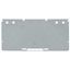 Separator plate 2 mm thick 157 mm wide gray thumbnail 3