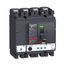 circuit breaker ComPact NSX160F, 36 kA at 415 VAC, MicroLogic 2.2 trip unit 100 A, 4 poles 4d thumbnail 5