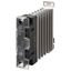 Solid-state relay, 1 phase, 23A, 100-480V AC, with heat sink, DIN rail thumbnail 2