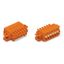 1-conductor female connector push-button Push-in CAGE CLAMP® orange thumbnail 6