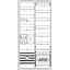 BA27FBB Meter board, Field width: 2, Rows: 57, 1100 mm x 550 mm x 215 mm, Isolated (Class II), IP31 thumbnail 21