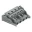 1-conductor female connector CAGE CLAMP® 2.5 mm² gray thumbnail 1