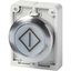 Illuminated pushbutton actuator, RMQ-Titan, Flat, momentary, White, inscribed, Metal bezel thumbnail 2