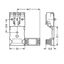 Strain relief plate for 294 Series for multicore cables white thumbnail 3