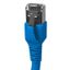 Patchcord RJ45 shielded Cat.6a 10GB, LS0H, blue,    3.0m thumbnail 1