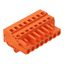 1-conductor female connector CAGE CLAMP® 2.5 mm² orange thumbnail 1