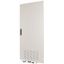 Section door, ventilated IP42, hinges right, HxW = 1800 x 300mm, grey thumbnail 1