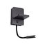 Rob II 10.5cm LED Wall Light 5W+3W 532Lm 3000K USB and Wireless Charge Black thumbnail 2