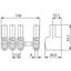 Junction box E90 220 x 150 mm, FE, 4 x KR6 thumbnail 11