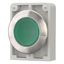 Illuminated pushbutton actuator, RMQ-Titan, flat, momentary, green, blank, Front ring stainless steel thumbnail 3