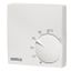 Polar white room controller extra flat, 5-30C, AC 230V, 1 changeover contact, 5/5 A, with TA approx.5K, RAL 9010 thumbnail 1