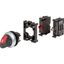 Illuminated selector switch actuator, RMQ-Titan, maintained, 2 positions, 1 NC, red, LED 230 VAC, Blister pack for hanging thumbnail 3