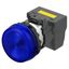 M22N Indicator, Plastic flat, Blue, Blue, 220/230/240 V AC, push-in te thumbnail 3