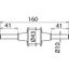 Isolating spark gap with 2 connections, Rd 10mm, StSt thumbnail 2