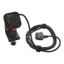 Incara Electr'On equipped with 1 15W USB A+C charger socket, a 2.5m woven cord with BS plug and fixing accessory - black thumbnail 1