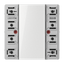 Standard push-button module 4-gang LS5074TSM thumbnail 1