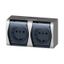 HERMES 2 SOCKET 2x2P+Z SCHUKO thumbnail 2