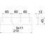 SLV 62 ALU Straight connector with bolts for cable ladder SLZ and SL 62 thumbnail 2