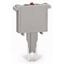 Fuse plug with soldered miniature fuse with indicator lamp gray thumbnail 1