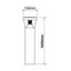 Avenida Pole LED 13,5W 1260lm 740 IP66 IK09 1000mm graphite thumbnail 3