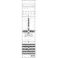 DF17AA Meter panel, Field width: 1, Rows: 0, 1050 mm x 250 mm x 160 mm, IP2XC thumbnail 17