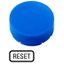 Button plate, raised blue, RESET thumbnail 1