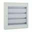 Complete surface-mounted flat distribution board with window, white, 33 SU per row, 4 rows, type C thumbnail 8